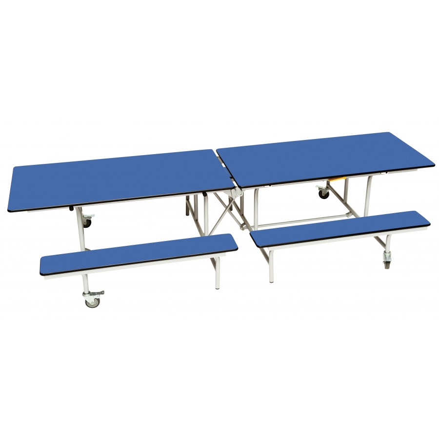 Rectangular Mobile Folding Bench Unit
